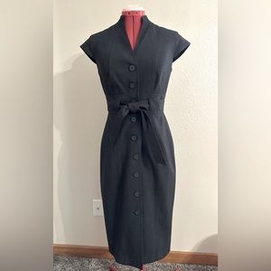 Perfect Office Dress by Calvin Klein, Gray, Size 2